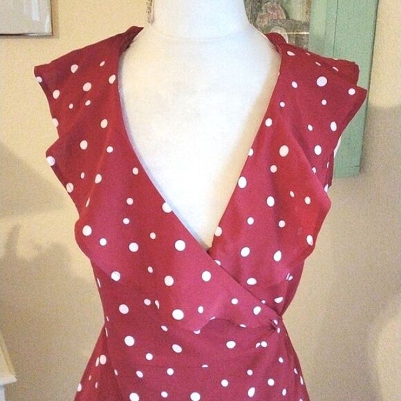 Arianna by Howard's True Wrap Tomato Girl Dress - Picture 2 of 10
